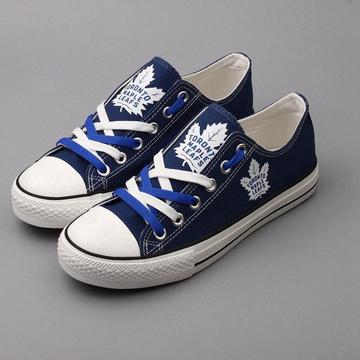 Women's and Youth Toronto Maple Leafs Repeat Print Low Top Sneakers 003